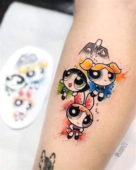 Ideas de tatuajes de Burbuja de Las Chicas Superpoderosas